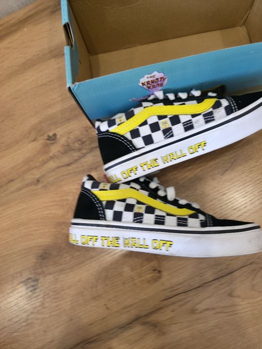 Кеды vans каллобарация спанч боб 30 размер