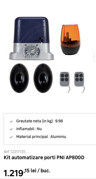 Automatizare porti glisante