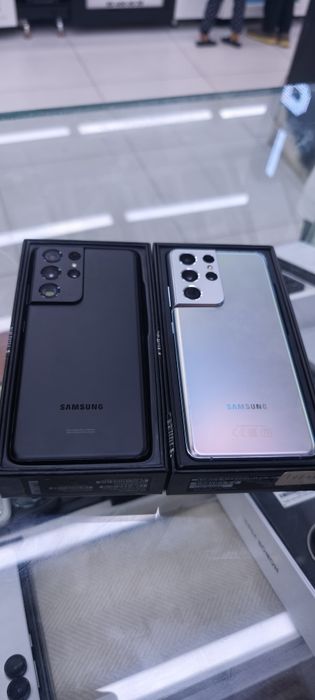 samsung S21 ultra 12/128 qora seri afitsalni