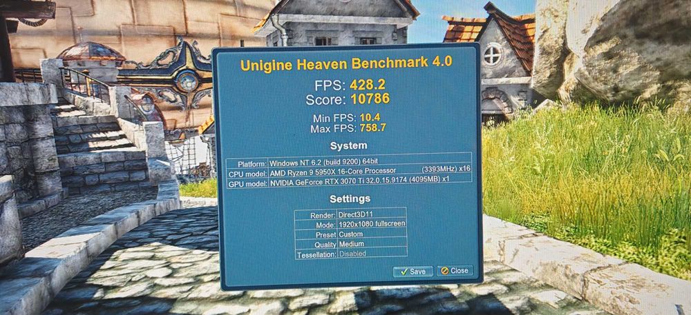 Геймърско PC Ryzen 9 5950X 16/32Core/32Gb/1Tb SSD/RTX 3070TI/Гаранция