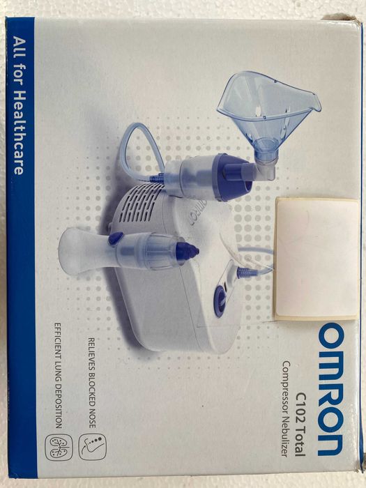 Aparat aerosoli Omron C102 Total, cu compresor si dus nazal