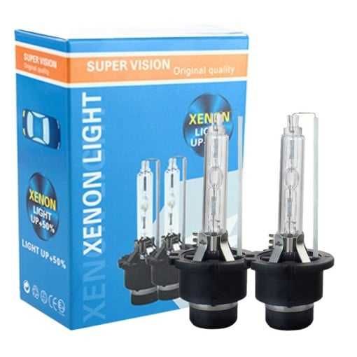 Bec xenon D1S D2s D3s 4300 - 6000k - 8000k +50% putere