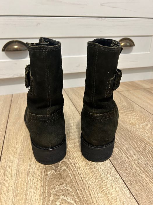 Ghete piele intoarsa Geox