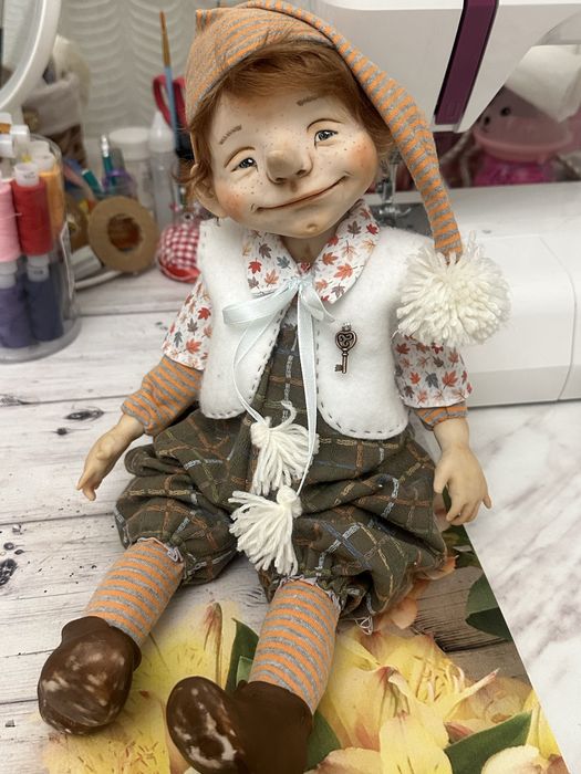 Интерьерные Куклы Буратино, ручная работа