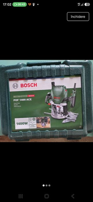 Bosch freza lemn