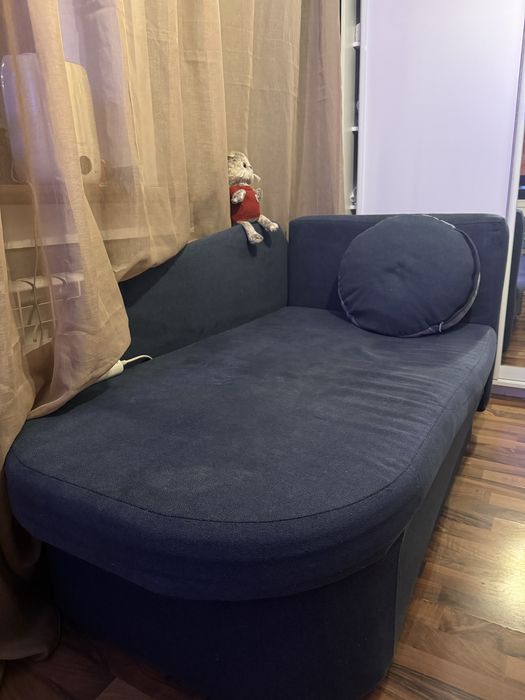 Софа раскладная синяя