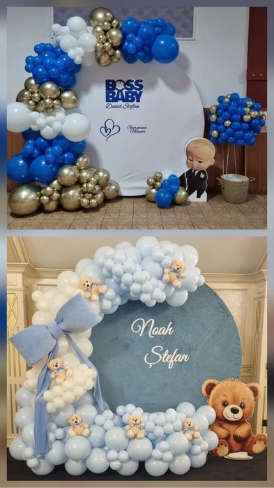 Arcade baloane si flori