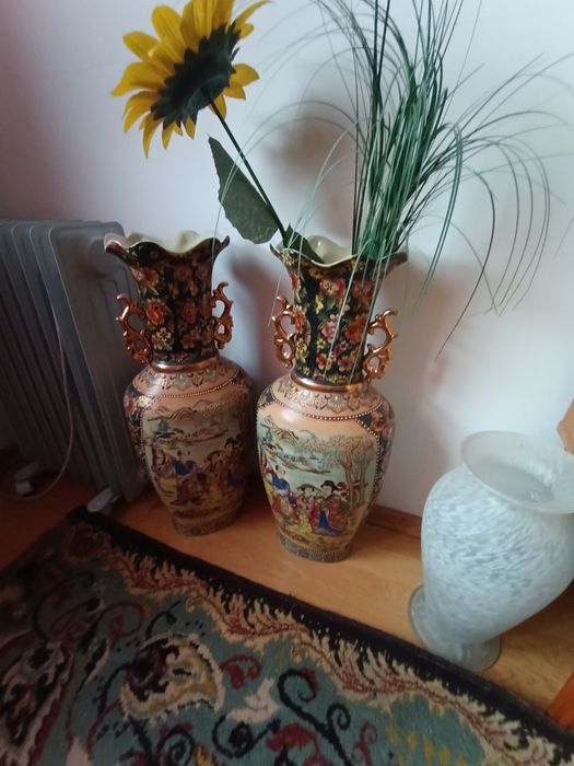 Vaze ceramica pictate manual mărime mare