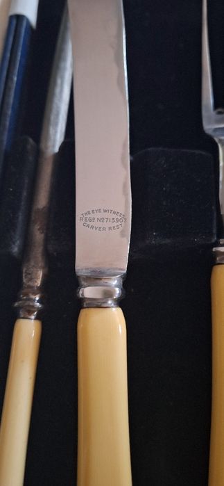 Инокс -кана, ваза, салфетник - сет, винтидж сет месо, руски лъжички