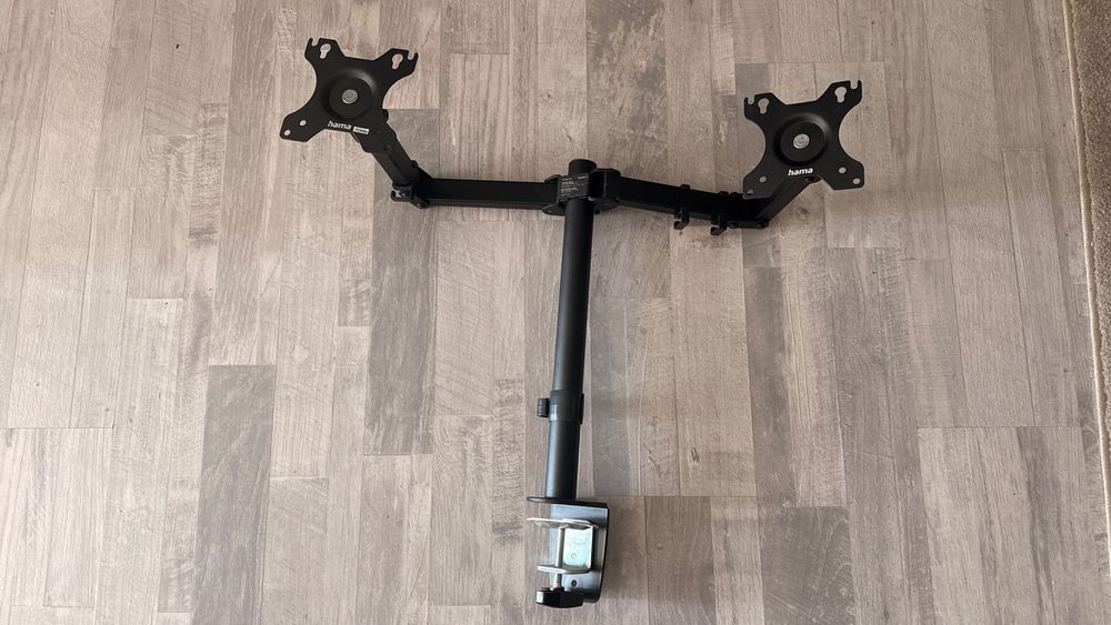 Brat monitor Hama FullMotion reglabil, prindere birou, compatibil VESA