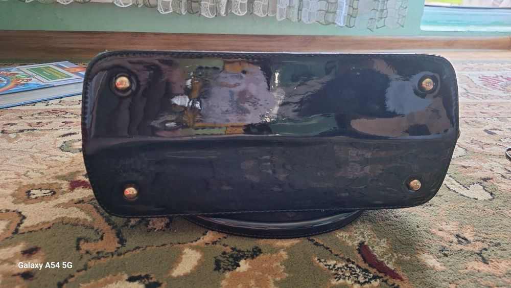 Черная сумка двухсторонняя