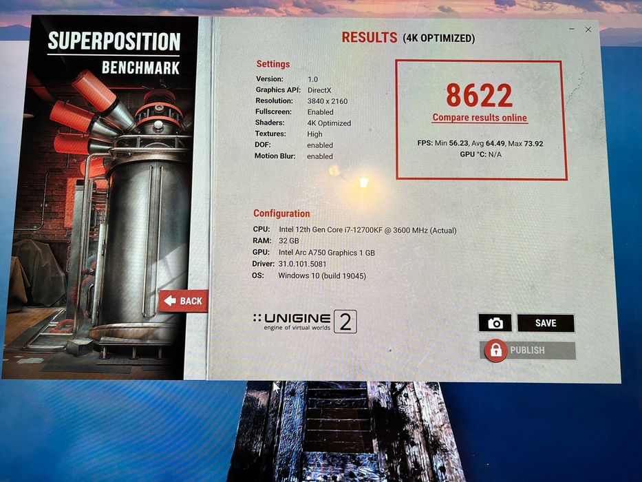 Геймърски i7 12700K/Intel® Arc™ A750 8Gb/32gb рам/ssd+hdd 6,25tb/GAMING CUBE