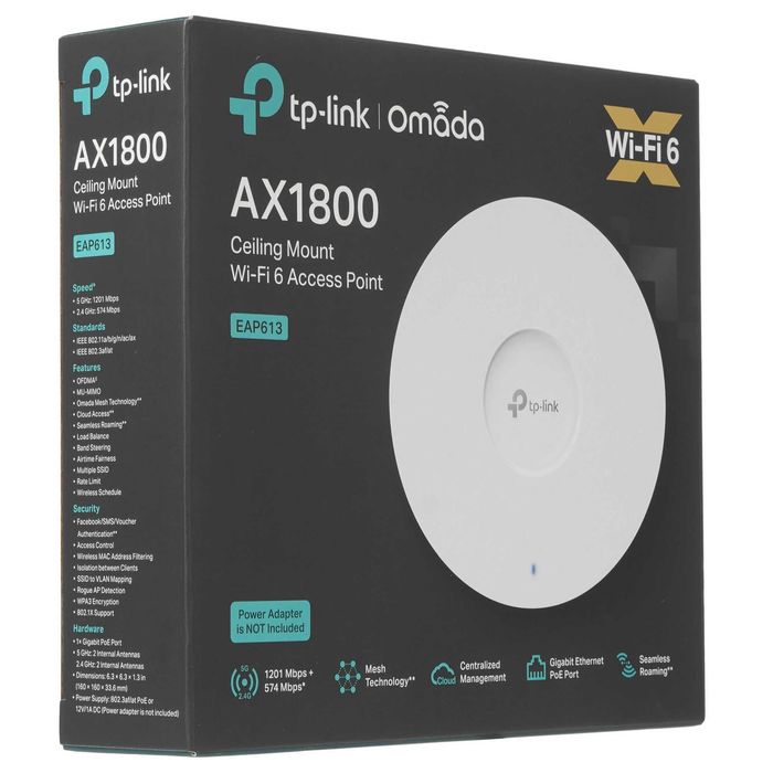 Точка доступа AX1800 GbE TP-Link EAP613