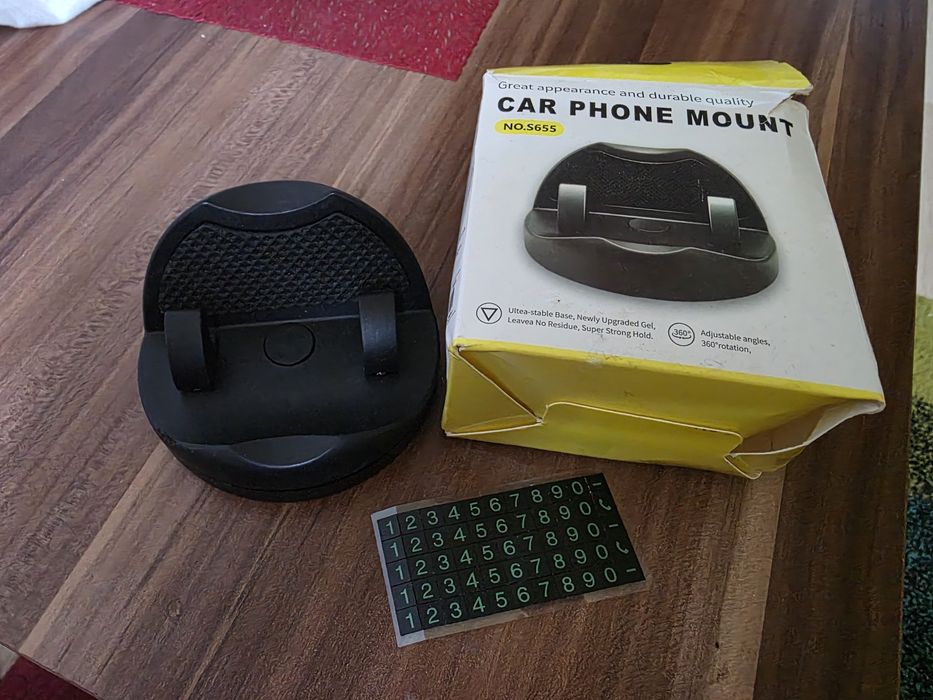 Suport auto telefon cu numar