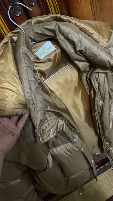 Оверсайз куртка Натуральный пух