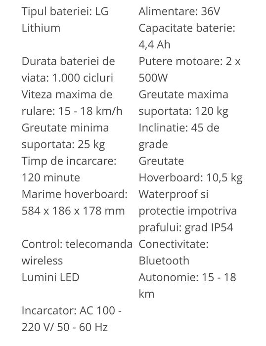 Hoverboard Bluebird Roller