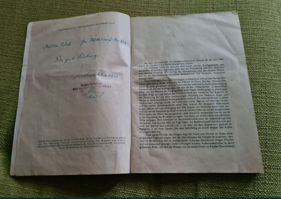 Album Foto WW2 Germania Nazista Vechi Carte Al Doilea Razboi Mondial