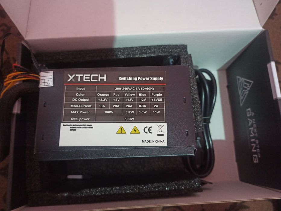 Block pitaniaya x tech 500w gacha ishlaydii