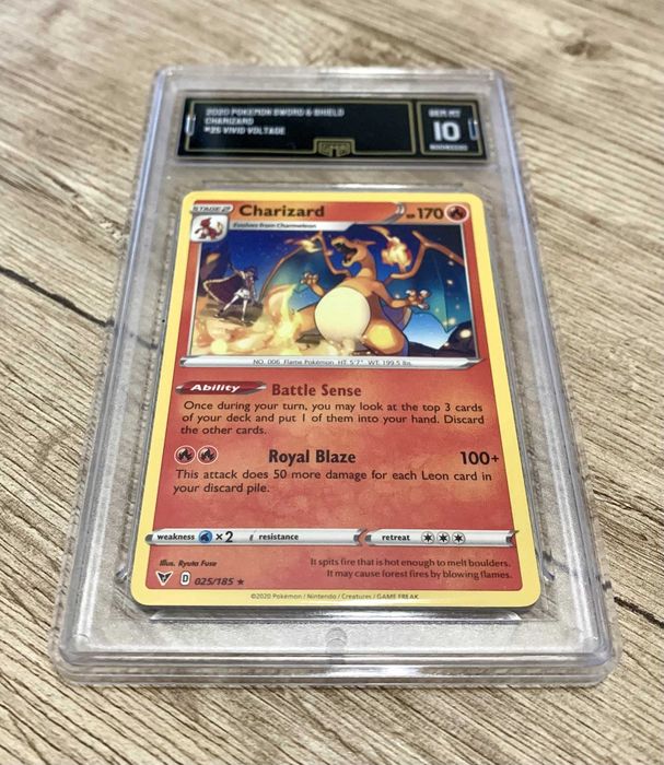 2020 Sword and Shield Charizard GMA | GEM MT 10 Pokemon Card