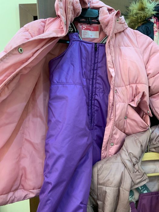 Курточка и утеплённые штаны для девочек