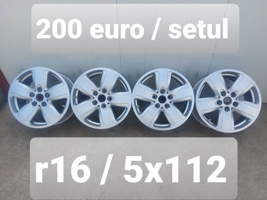 Jante aliminiu ORIGINALE r16 / gama MINI / BMW / 5x112 / ET 41