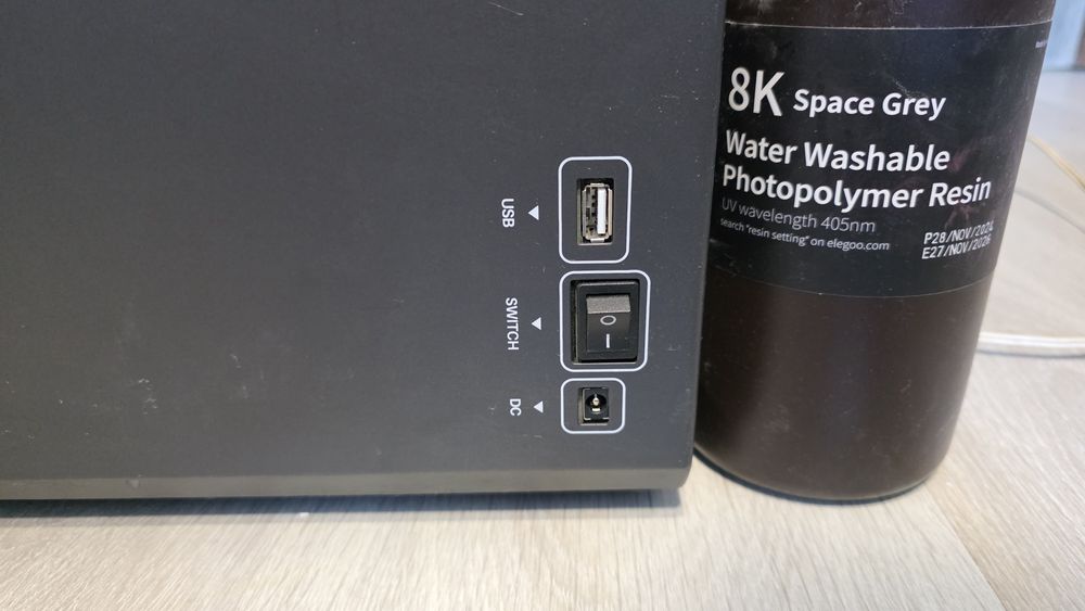 Комплект смолен SLA 3д принтер ELEGOO Saturn 16k и станция 2-в-1