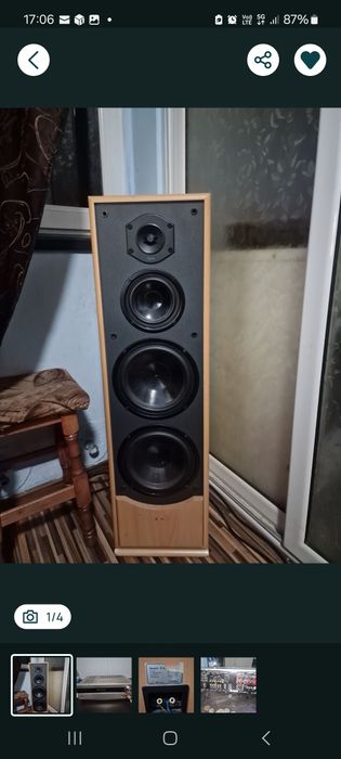 Vând monitoare de podea dantax 200w rms