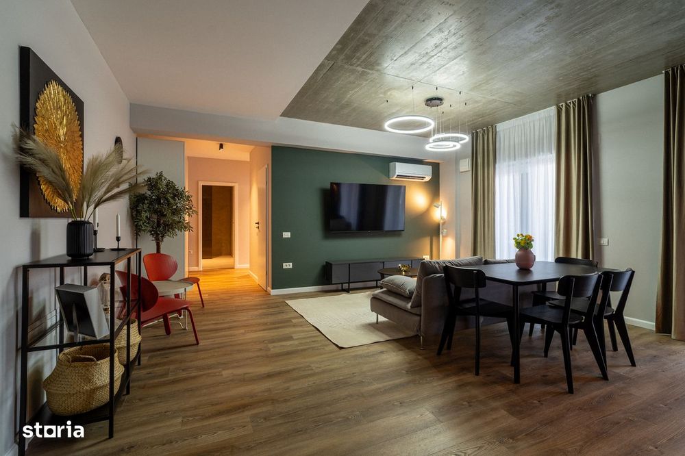 Apartament 3 camere, 81 mp, design premium – Clujului 112, bloc verde