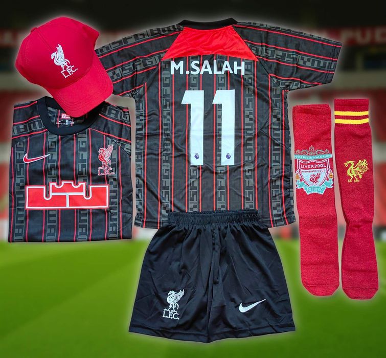 Детски футболен екип Ливърпул Салах комплект Liverpool тениска Salah