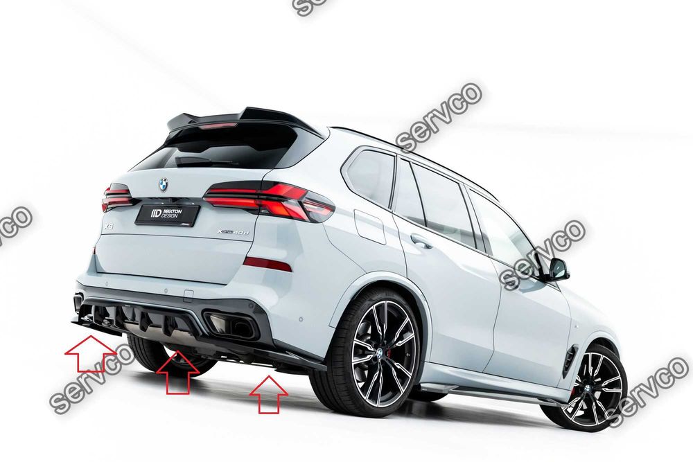 Pachet Set Splitter Exterior Lip Prelungiri Body kit tuning Bmw X5 G05 M-Pachet Facelift 2023- v7 - Maxton Design
