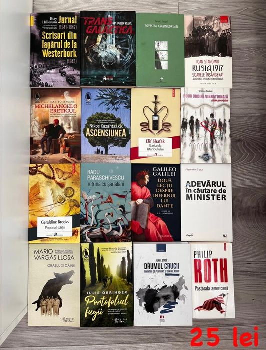 Cărți noi de vânzare