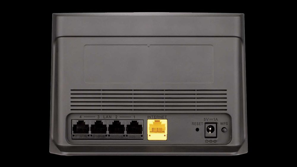 Рутер D-link  в черен цвят
