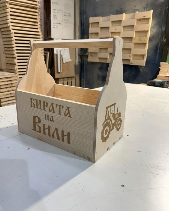 Щайга/ кошница за бира ръчна изработка