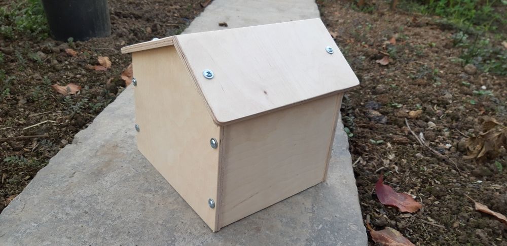 Домик деревянный для грызунов