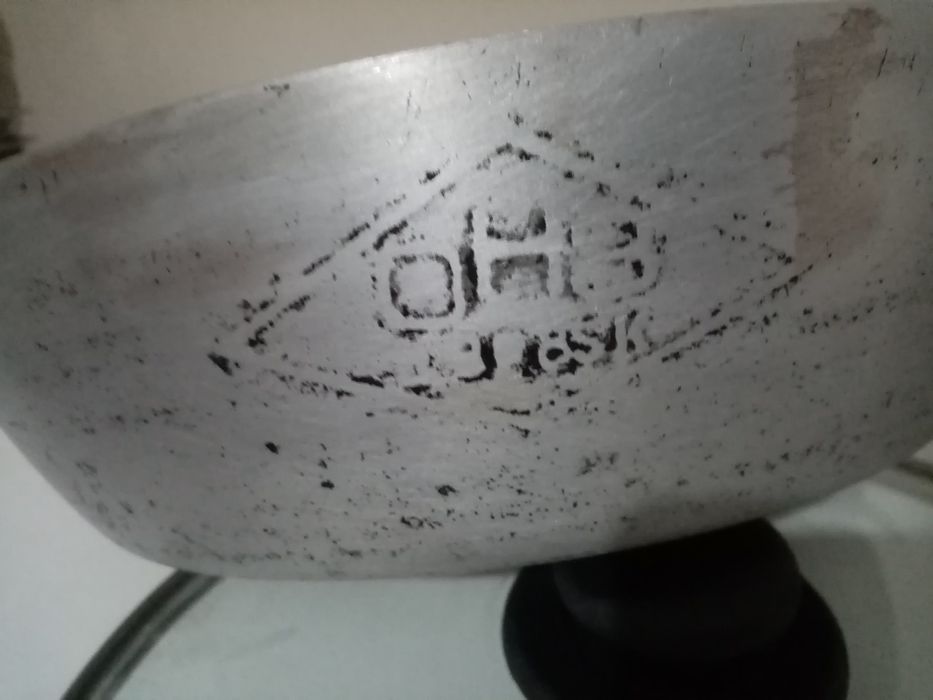 Сковорода глубокая, советская, чугун.