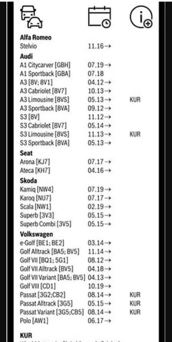 Set stergatoare BOSCH AEROTWIN 650/450 MM A863S