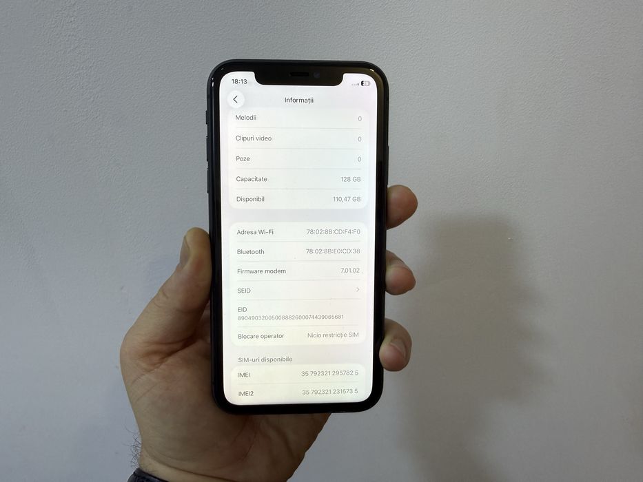 Iphone 11, 128 gb, Black