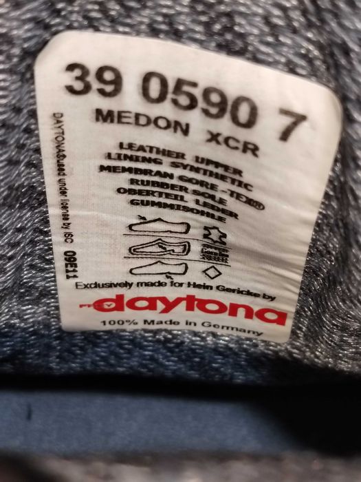 DAYTONA MEDON XCR ghete cizme moto, mărimea 39, interior 25 cm