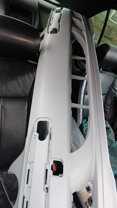 Передний бампер на w210 рест