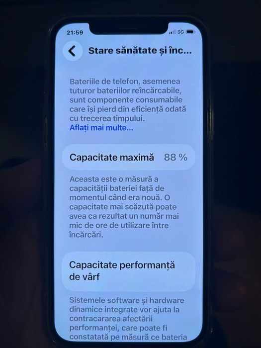 iphone 12   64gb  88% baterie schimb pc sau laptop