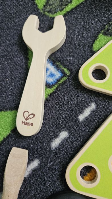 Jucarie lemn Hape - set de constructie lemn