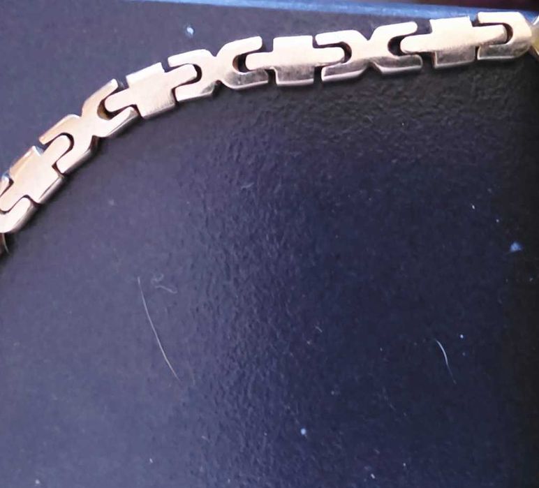 Златен ланец унисекс 14к, плътна изработка на красива плетка.