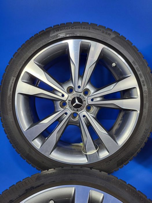 Vand jante/roti OE Mercedes 5x112 R18 + anv 225 45 18 m+s Pirelli