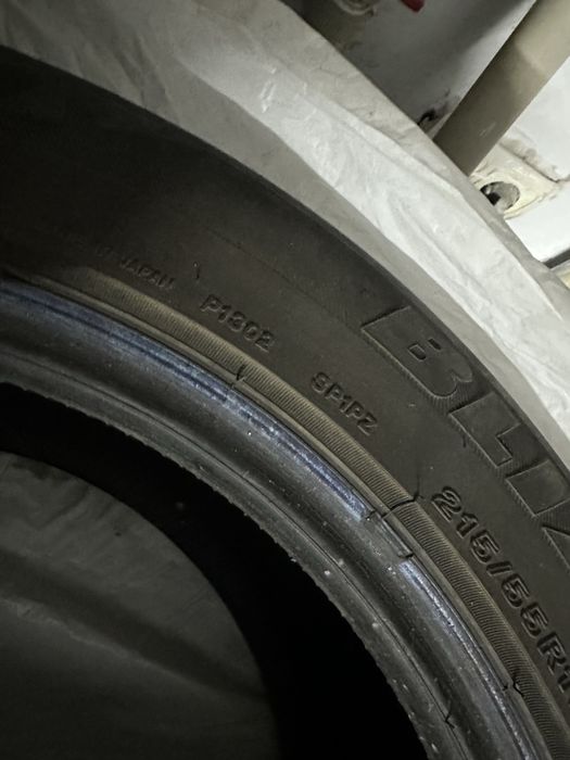 Вриджстон шины 215/55/17