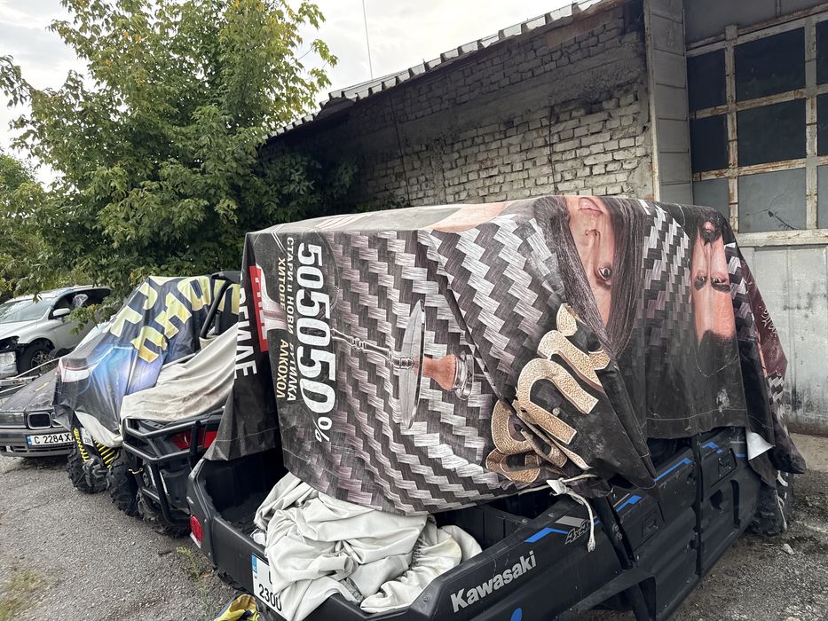 Винили от билбордове 4х3 платнище покривало навес брезент тента