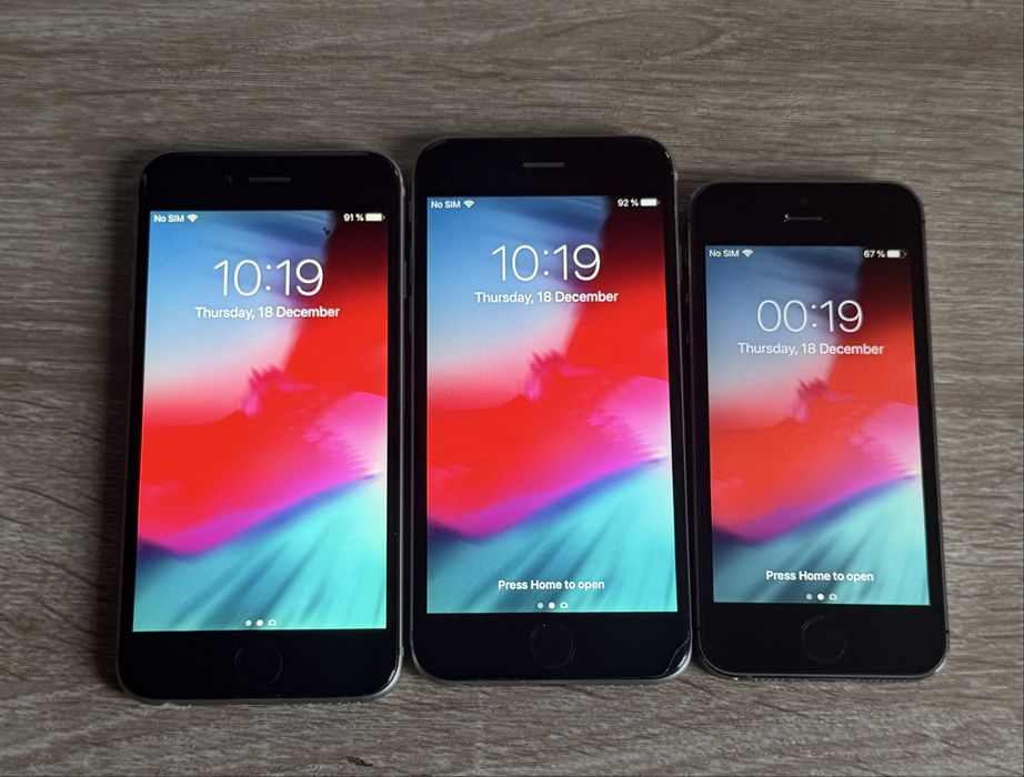 Pachet 3 buc iPhone 5s, 6 de folosit ca ipod, ipad sau de piese