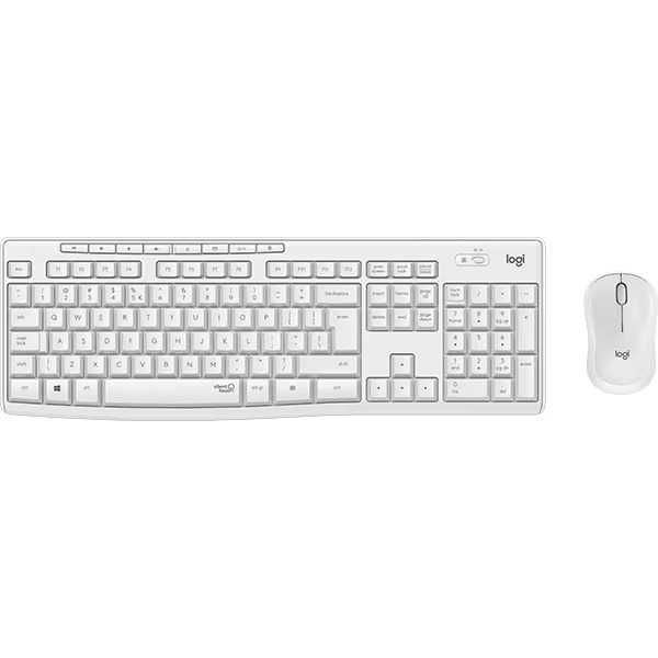 Kit Tastatura si Mouse Wireless LOGITECH MK295 Silent Alb Nou Garantie