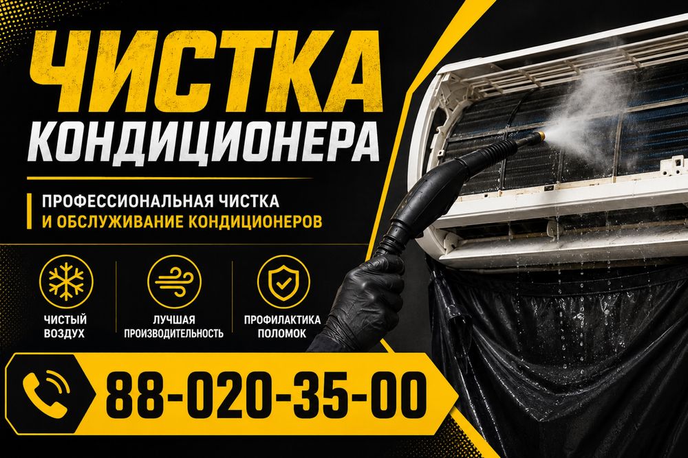 Чистка кондиционера/konditsioner yuvish xizmati