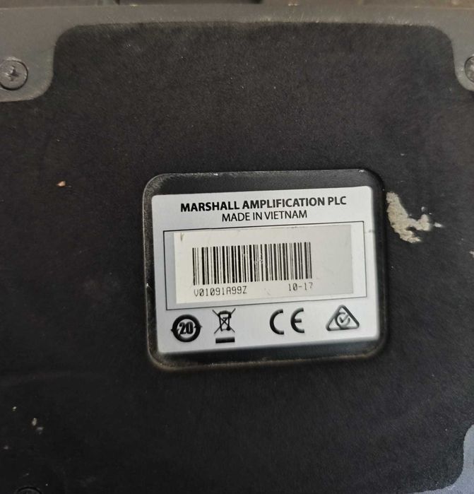 Marshall CODE100H + MG412ACF 4x12 + pedală – stack complet