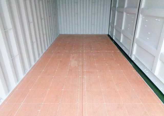 Container verde de 6 metri (20 de picioare) cu deschidere laterală